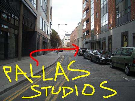 Pallas Studios on Foley street