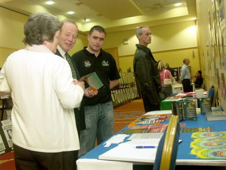 Former Republican Prisoner Laurance O'Neill and Wife attend stall