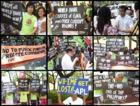 Click on image to see full-sized version 12 Sept 06 - Protest against World Bank at Makati Shangri-la