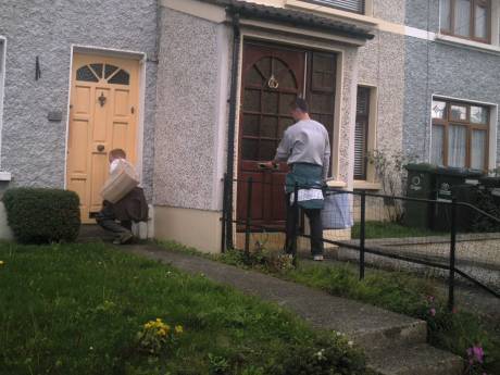 Click on image to see full-sized version Delivery of Proclamations in Crumlin