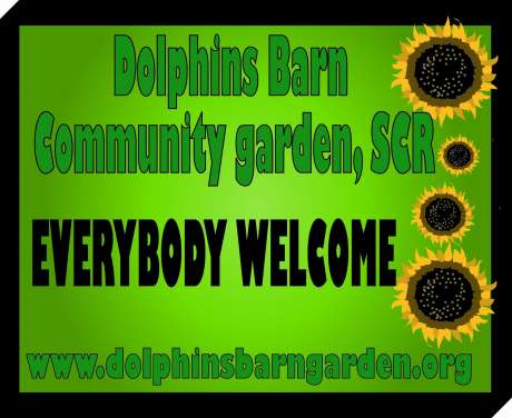 Dolphins Barn community garden, SCR, everybody welcome
