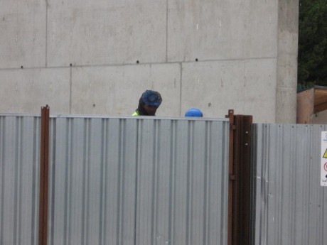 Security Guard at the site
