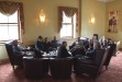 The Shell to Sea delegation before meeting the ministers