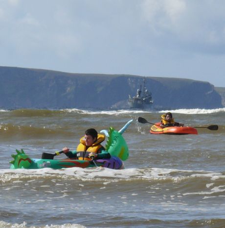 All the time the Shell War-Boat Aoife was at anchor down the bay. Didn't stop Shell to Sea Fleet though!