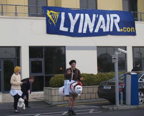 Click on image to see full-sized version ECO-CLOWNS ACTING LOONY