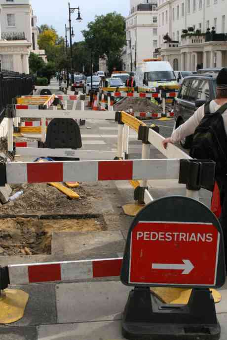 Excavations.  Wonder what they're for...