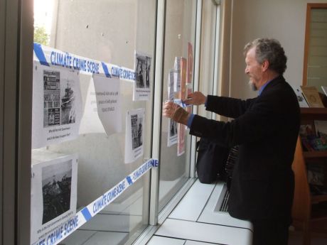 climate  crime scene