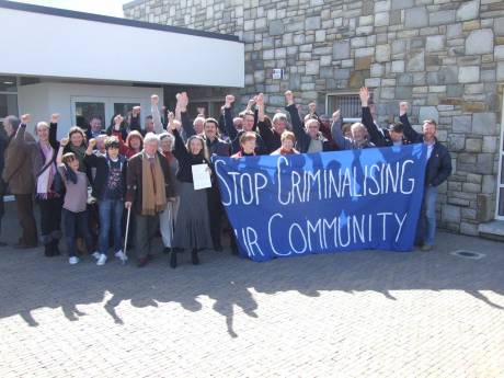 Click on image to see full-sized version Criminalising a Community