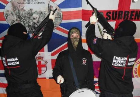 Anthony Phipps (Centre), Birmingham EDL