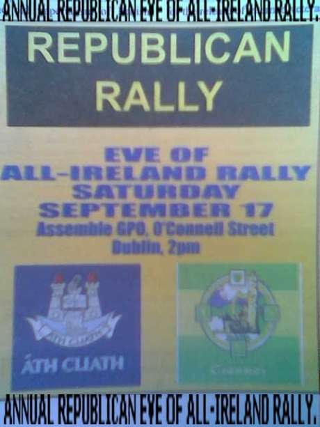 Click on image to see full-sized version Republican Rally , Dublin - Sat 17th September 2011.