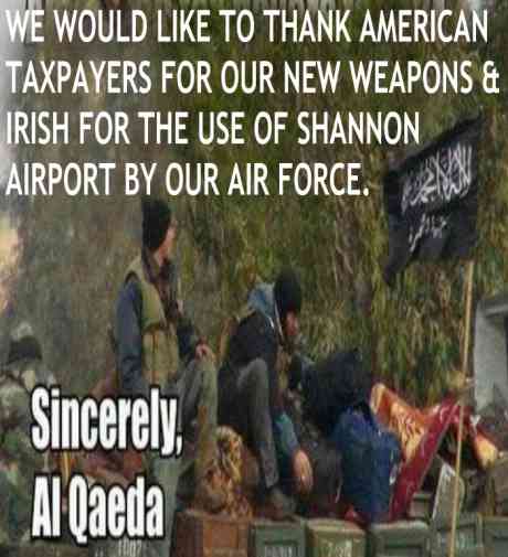 Click on image to see full-sized version AL QAEDA AIRFORCE OUT OF SHANNON IRELAND